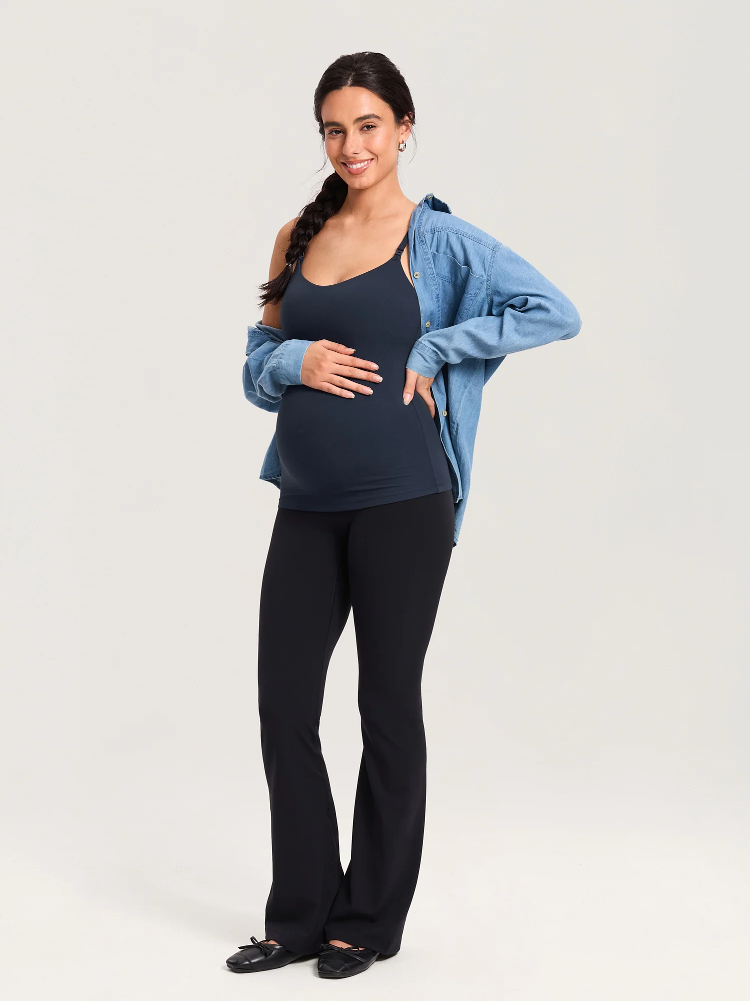 Airsofta Fixed Cup Nursing Cami Tank - Image 29